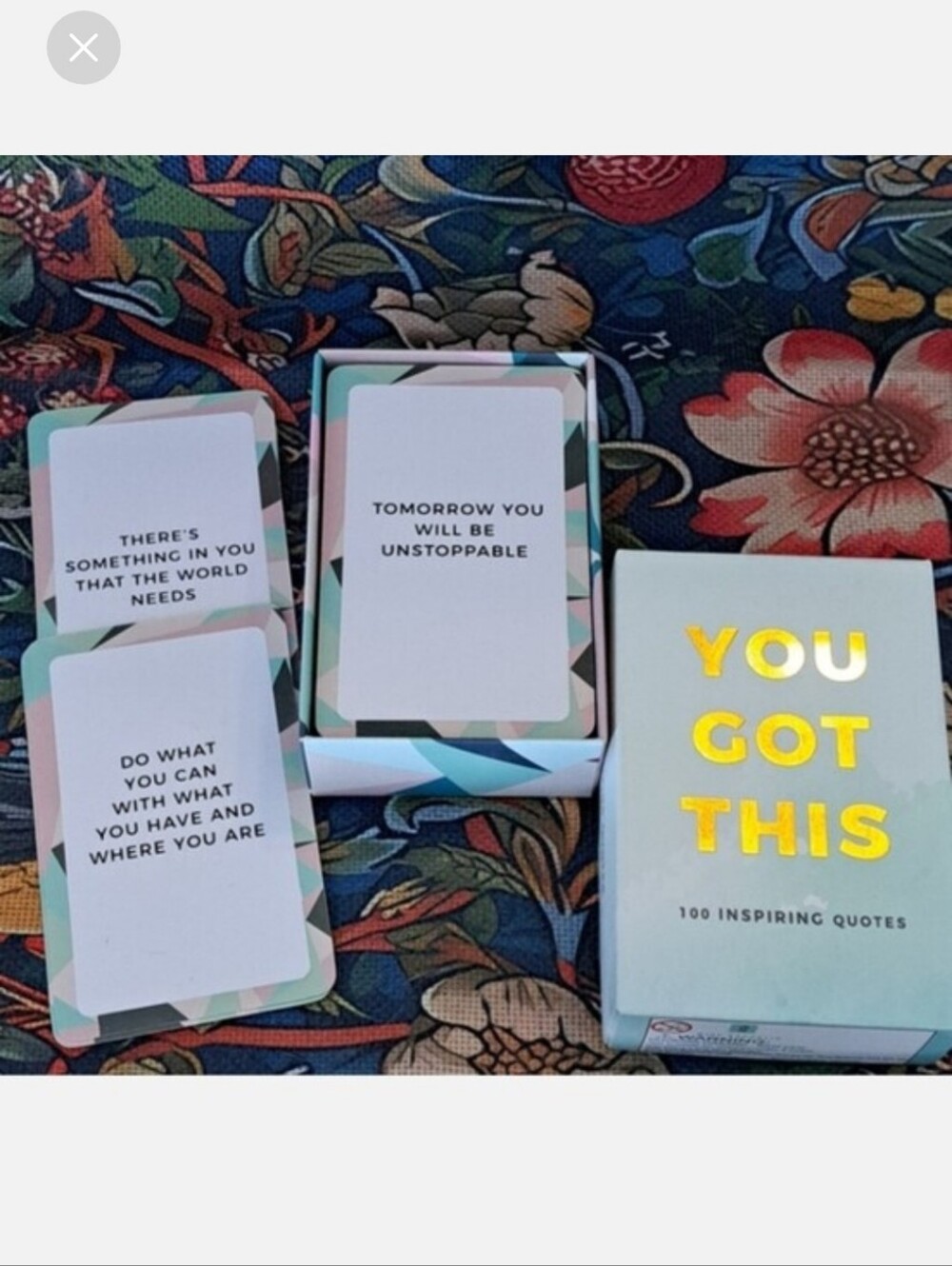 ❤️6/$16❤️You Got This Inspirational Quote Cards - Light Blue